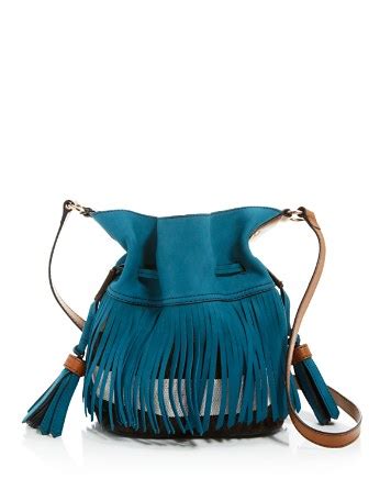 Burberry Brit Small Belgrove Fringe Bucket Bag 